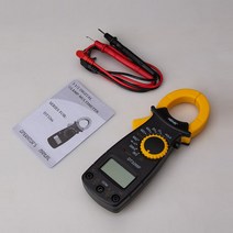 DT3266F 디지털 클램프 미터 멀티 미터 AC/DC 전압 전류 Ampere NCV 저항 다이오드 테스터가있는 버저, 검은색