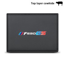 BMW F650GS F 1PC 탑 레이어 소가죽 운전 면허증 슬리브 카드 홀더 오토바이 액세서리, 10 6