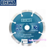 이화 다이아몬드 마른날 4인치 2.0T 석재 콘크리트용 절단날 그라인더날, 1개