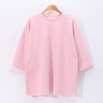 후앙스 남녀공용 오버핏 7부티셔츠 DLRT-6042