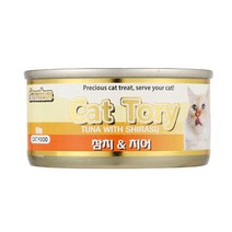 캣토리 고양이 프리미엄 참치+치어 캔 간식 (80gx24개)