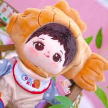 아이돌인형옷 10cm 15cm 20cm 땡땡이 점프슈트 붕어빵모자, 20cm 세트+붕어빵모자