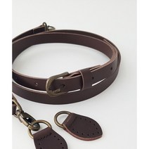 퀼팅맘 이태리 베지터블 통가죽 크로스 가방스트랩 가죽손잡이끈, [앤틱10mm]차콜(1cha) limited