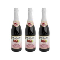 마르티넬리 스파클링 애플 석류, 3개, 750ml