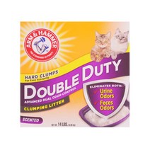 암앤해머 더블듀티 클럼핑 캣리터 9.07kg(2개묶음), 본상품선택