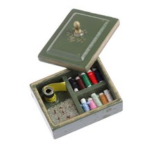 DIY 북엔드 미니어처귀여운 1:12 빈티지 바느질 바늘 가위 키트 상자 인형 집 장식 선물 액세서리 1 개, 09 as picture