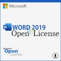 마이크로소프트 2019 Word 라이센스