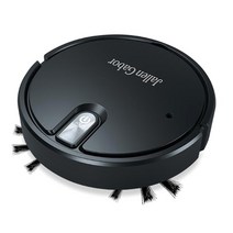 무선물걸레청소기 로봇 회전 가정용 충전식 자동걸레 xiaomi 5-in-1 스마트 진공 다기능 슈퍼 조용한 진공 청소 대 가습 가습기, 검은색