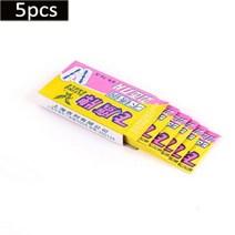 오바로크 재봉틀 초보 가정용 미싱 1pcs 스테인레스 스틸 스크래핑 돼지 머리 칼 치킨, 5개