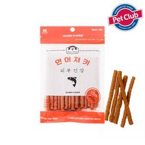 펫클럽 벨버드푸드 연어져키 100g/강아지간식/져키