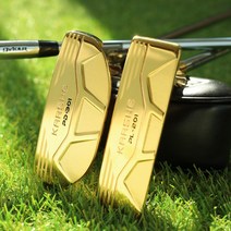 지브이투어 카르쉐 PD301 프리미엄 골드 카르쉐 퍼터 말렛 855mm + 헤드 커버 세트, 카르쉐 퍼터 블레이드 34