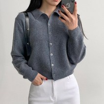 에이와비 라쿤울카라가디건 -5color
