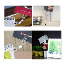 2p 흡착 압착 큐방 집게 클립 크립 냉장고 쿠폰 찝게 홀더 쇼클립 압추간, 01 / 옵션_집게 소