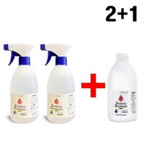 포프랑 올크린 소독제 스프레이 500ml 2개 + 리필 500ml 1개대용량선물용생활방역휴대용, 상세페이지 참조