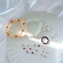 [1개]관통형 사각 큐빅 컬러 팬던트비즈 반지 팔찌 목걸이 끼우는 큐빅 악세사리 재료, 스카이대