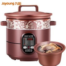 중탕기 죽 홍삼제조기가정용 sous vide cooker 자동 4L 보라색 모래 전기 느린 밥솥 냄비 지능형 약속 캐서, 01 JYZS-K423 4L_01 미국