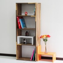 양지가구 공간박스4단 책장, 공간4단 아카시