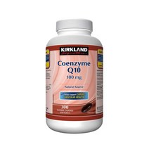 Kirkland 코큐텐 코엔자임 Q10 유비퀴놀 Coenzyme 100mg 300정