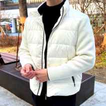 이브컴퍼니 남성용 겨울 골프웨어 덕다운 패딩 점퍼 (KC635)
