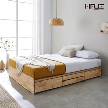 보루네오하우스 프라임 몽 원목 수납침대 SS+40T FO6524, 단품