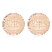 RIMMEL 림멜 스테이 매트 메이크업 파우더 쉐이드 001 투명 14g 2팩