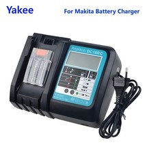 충전드릴 호환 배터리 충전기 18vrc 기 makita 3a 6a 14.4v 18v bl1830 bl1430 bl1860 bl1890 도구 전원 기 usb prot 18vrf, dc18rc 3a LCD 없음, 유럽 ​​연합
