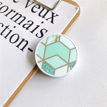 바이크 핸들 부품 열선그립 바이크 핸들광택 인기있는 대리석 확장 전화 스탠드 그립 손가락 Rring 지원 안, 03 C3, 한개옵션1