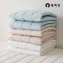 (특허청) 인견 100% 여름 침대패드 S/D/Q/K 패밀리 맞춤제작 풍기 냉감패드, 01_화이트