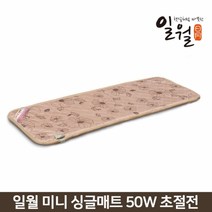 일월 초절전 미니싱글매트 무늬랜덤/전기방석