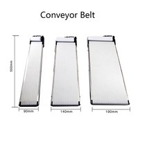 컨베이어벨트 컨베이어 자바라컨베이어 컨베어 550mm 자동 판매기 컨베이어 전원 공급 장치 폭 90mm 140mm, 04 AU Plug_01 Width 90mm