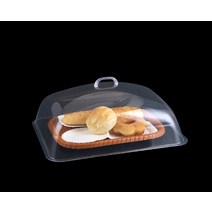 아크릴 사각 푸드커버 돔커버 제과점 음식덮개 중형, 1개