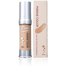 일본직발송 6. 뮤플 오일 프리 파운데이션 해양 컬러 20ML B000FQLVCA, One Size, One Color