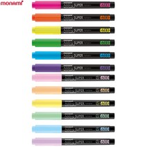모나미 에딩슈퍼 형광펜 600 1다스(12개입), 파스텔옐로우 1다스