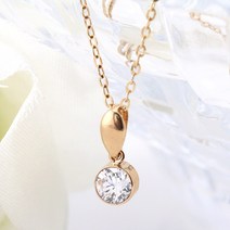 쥬골드 14k목걸이 NP241 원스톤 14k목걸이선물 금목걸이 골드목걸이 목걸이