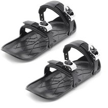 숏스키 인라인 부츠 플레이트 미니 스키 쌍 남여 겨울 야외 스케이트 신발 보드 스노우, 네이비 블루