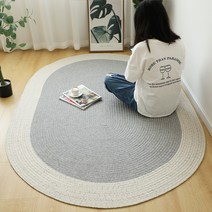 핸드메이드 Oval 카페트