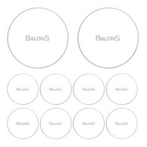 발론스 겔패드 9cm 빅사이즈 10p 차량용 젤패드 핸드폰 거치대 흡착패드, 투명10p, 10개