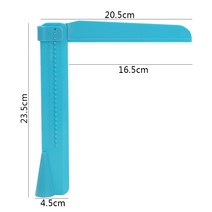 제빵 스크래퍼 수동 제과 홈베이킹 도구 케이크 칼, 파란색 1