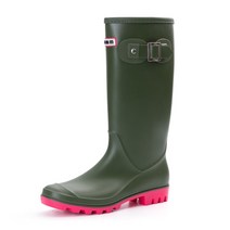 여성 레인부츠 숏 미들 롱 레인 장화 장마철 패션 장화 레인슈즈 하이 엔드 방수 무릎 길이 PVC 방수