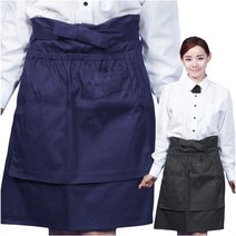 레뷰가운 AE205 나물앞치마 약초채집 수확걷이 과일 시장 식당 화원 주방 서빙복 앞치마, AE205_검정