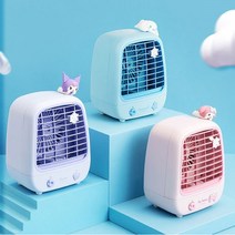 마이멜로디 쿠로미 탁상용 미니 선풍기 산리오 시나모롤 디퓨저 미스트 책상 방꾸미기