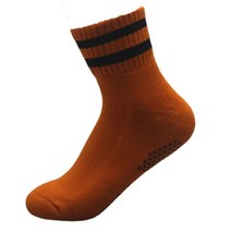 스포츠 용품 스포츠 양말 에어로빅 양말 패션 양말 요가 필라테스, 황토색, 2줄양말