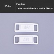 AF1 다이아몬드 구두 매력 레이스 버클 금속 끈 장식 샤파 에어 포스 원 슈즈 액세서리 2022, white_CHINA