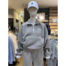W몰 후아유 덤블 레터 반집업 맨투맨 셋업 WHMAC4T32FLTBE