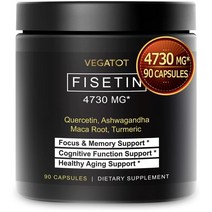 VEGATOT 피세틴 300mg 시놀리틱 검양옻나무 90캡슐 3개월분