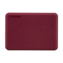 도시바 CANVIO Advance gen2 1TB 외장하드 레드 (파우치 무료 증정), 1개, 0