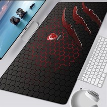 90x40cm msi 마우스 패드 선물 게임용 카펫 pc 컴퓨터, 80X30cm, Msi 12