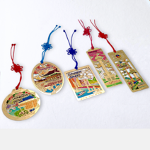 한국민예사 전통 금장 책갈피 북마크, 52 나들이