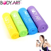 바디아트 엑서사이즈밴드 대만산 스트레칭 요가 필라테스 홈트 집운동 재활치료, 바디아트 엑서사이즈밴드 블루