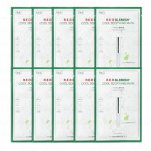 닥터지 닥터지 레드 블레미쉬 쿨 수딩 마스크, 10개입, 1개